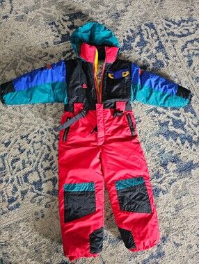 Vintage Kids Snow Suit Rough Stuff Club Sz 5